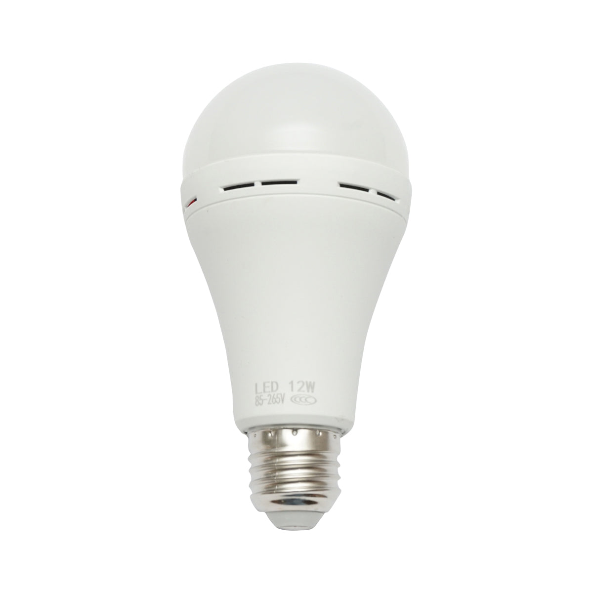 LED bulb 12W, 220V, E27, cold light 6500K, emergency with backup system and rechargeable battery 1200mah